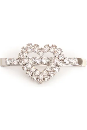 Roger Vivier Crystal Heart Hair Clip