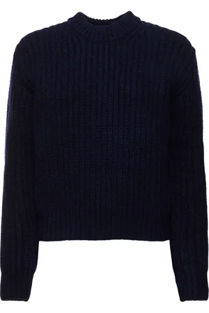 DUNST Unisex Intarsia Knit Crewneck Sweater