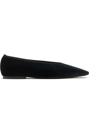 Totême 10mm Minimalist Velvet Ballerina Flats