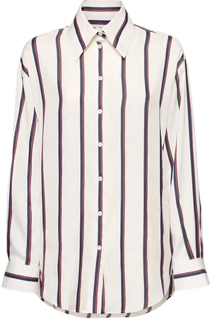 Alexander McQueen Striped Silk Shirt