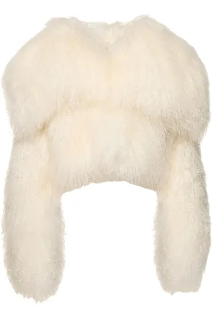 The Attico Oversized Mongolian Fur Coat