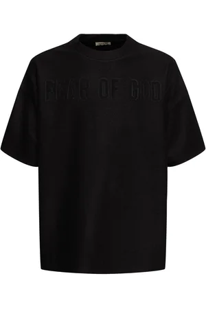 FEAR OF GOD Short Sleeve Wool T-shirt W/ Terry Logo