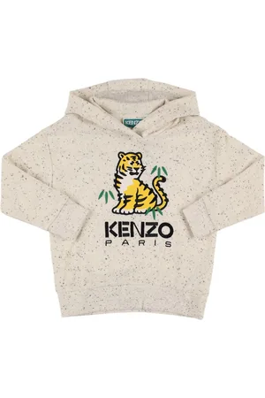 Kenzo Embroidered Cotton Blend Hoodie
