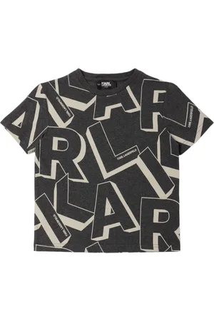 Karl Lagerfeld Printed Cotton Jersey T-shirt