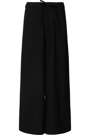 Marni Tropical Wool Blend Loose Crop Pants