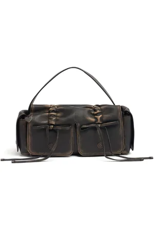 Acne Studios Multipocket Vintage Leather Shoulder Bag