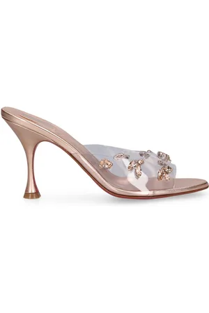 Christian Louboutin 85mm Degraqueen Pvc & Leather Mules