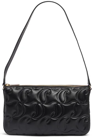 Christian Louboutin Loubila Cl Embossed Leather Shoulder Bag