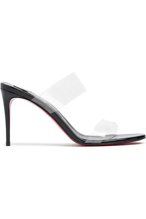 Christian Louboutin 85mm Just Nothing Pvc Mule Sandals