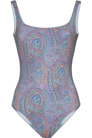 Etro Printed Jersey One-piece Swimsuit