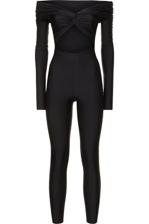 The Andamane Kendall Shiny Stretch Lycra Jumpsuit