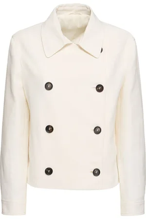 Brunello Cucinelli Padded Cotton & Linen Jacket