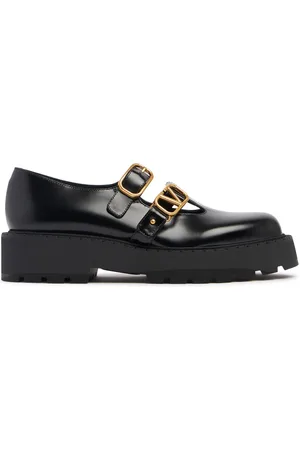 VALENTINO GARAVANI 45mm Vlogo Signature Leather May Janes