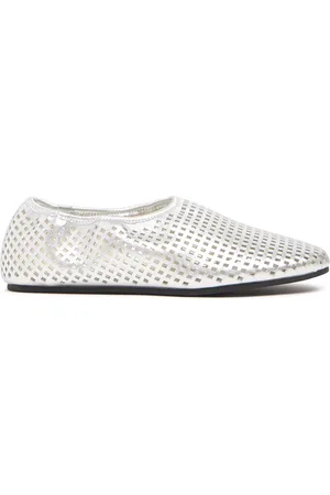 St Agni 10mm Envelope Leather Ballerina Flats