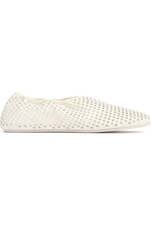 St Agni 10mm Envelope Leather Ballerina Flats