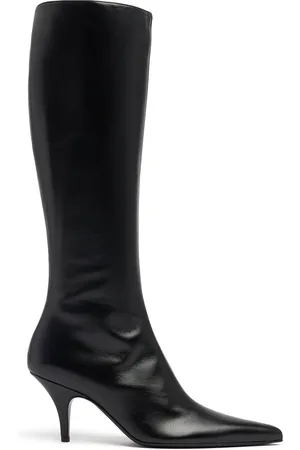 The Row 70mm Sling Leather Tall Boots