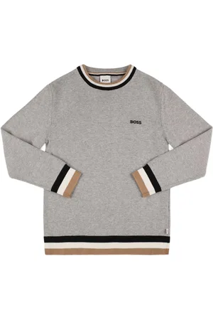 HUGO BOSS Cotton & Wool Knit Sweater