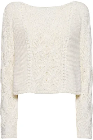 Alberta Ferretti Embroidered Knit Sweater