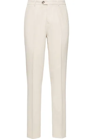 Brunello Cucinelli Cotton Gabardine Straight Pants