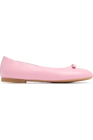 VERSACE Leather Ballerinas
