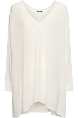 Balmain Cotton Blend Jersey V-neck Kaftan