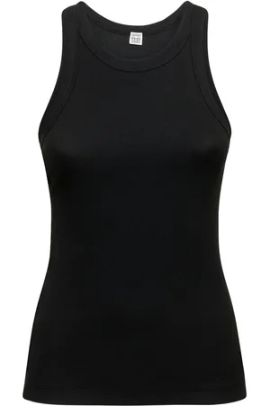 Totême Fine Curved Organic Cotton Tank Top