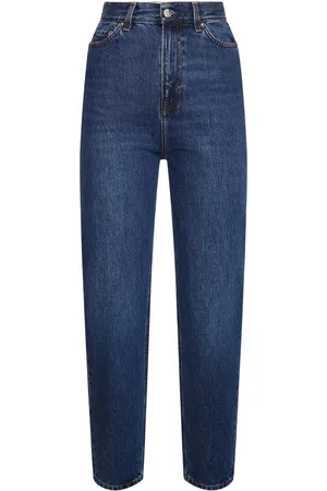 Totême High Rise Tapered Organic Cotton Jeans