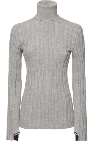 Moncler Extrafine Wool Blend Turtleneck Sweater