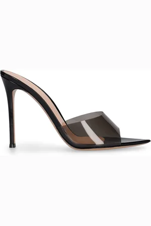 Gianvito Rossi 105mm Elle Plexi Sandal Mules