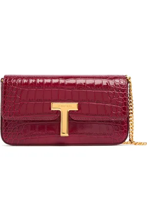 Tom Ford Mini Embossed Shiny Leather Bag