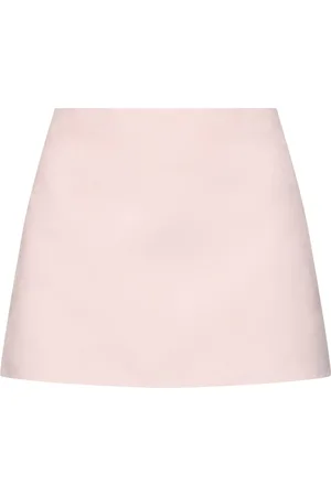 Khaite Jett Grain Suede Mini Skirt
