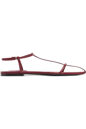 Jil Sander 10mm Leather T-bar Sandals