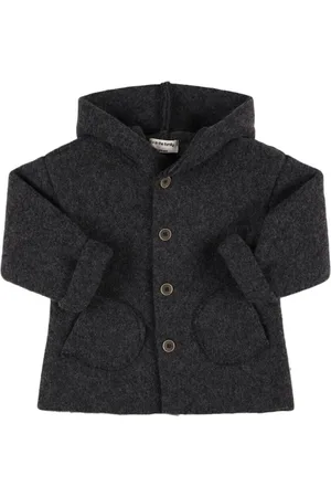 1+ IN THE FAMILY Wool Blend Hooded Jacket