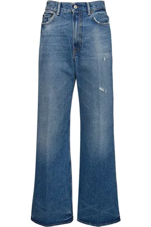 Acne Studios 2022 Wide Leg High Waist Denim Jeans