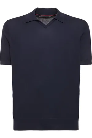 Brunello Cucinelli Cotton Short Sleeve Polo