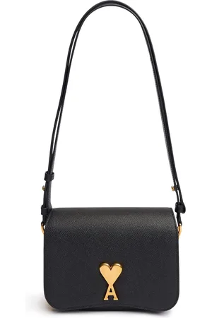 Ami Small Paris Paris Grained Leather Bag