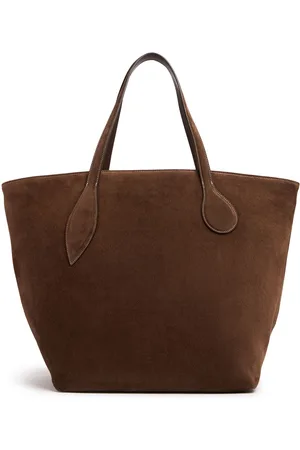 Little Liffner Sprout Suede Tote Bag