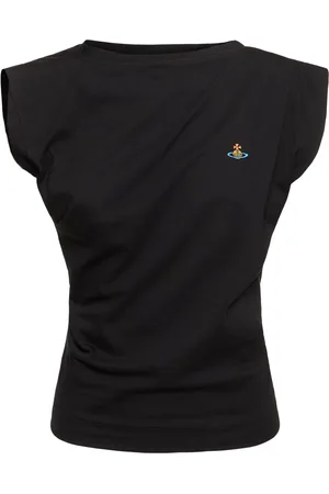 Vivienne Westwood Hebo Asymmetric Draped Jersey Top