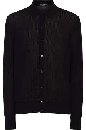 Dolce & Gabbana Long Sleeve Cotton Knit Shirt