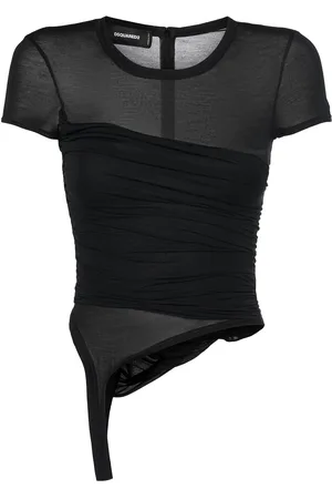 Dsquared2 Modal Jersey Crop Top