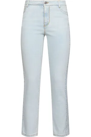 ERMANNO SCERVINO Mid Rise Slim Jeans