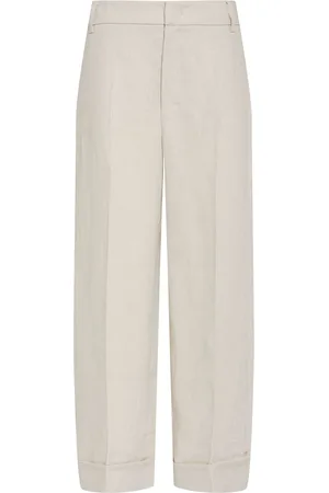 Max Mara Anselmo Linen Wide Leg Pants
