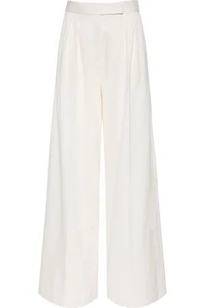 Max Mara Chenzia Jersey Jacquard Wide Leg Pants