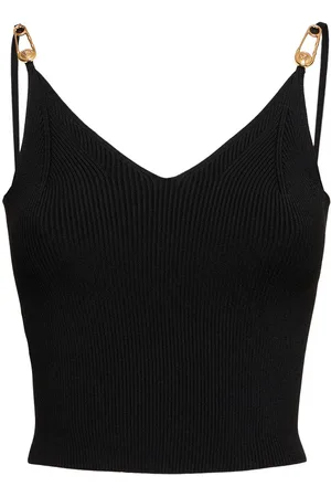 VERSACE Stretch Viscose Knit Top
