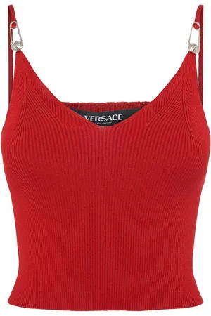 VERSACE Stretch Viscose Knit Top