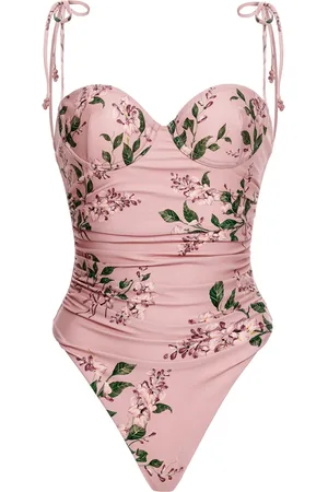 Agua by Agua Bendita Rabano Printed One Piece Swimsuit