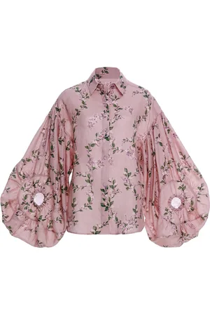 Agua by Agua Bendita Agar Printed Linen Shirt