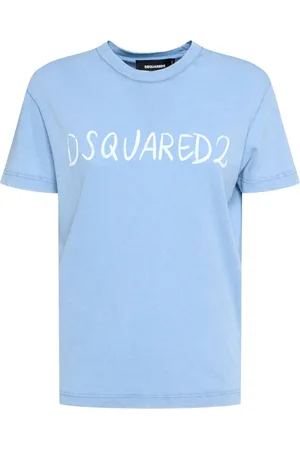 Dsquared2 Logo Print Cotton Jersey T-shirt