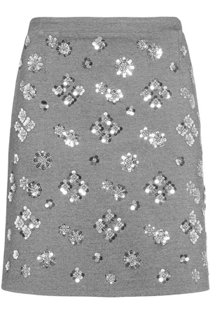 Max Mara Monza Embroidered Mini Skirt