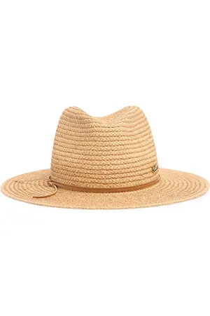 Borsalino Margot Semi-crochet Straw Fedora Hat
